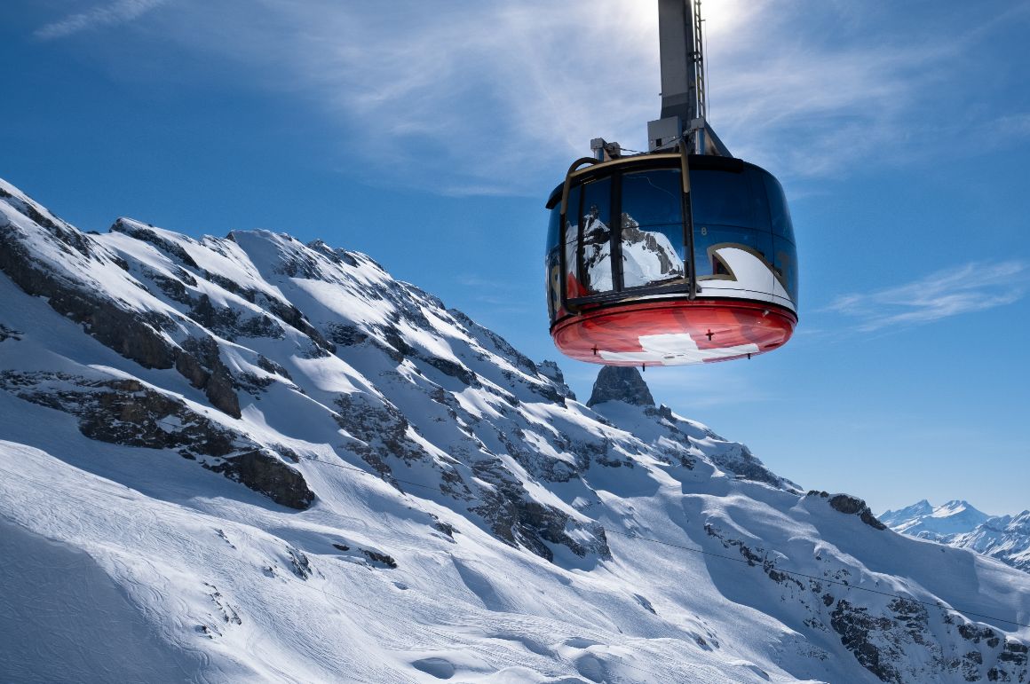 Otočná lanovka na Titlis