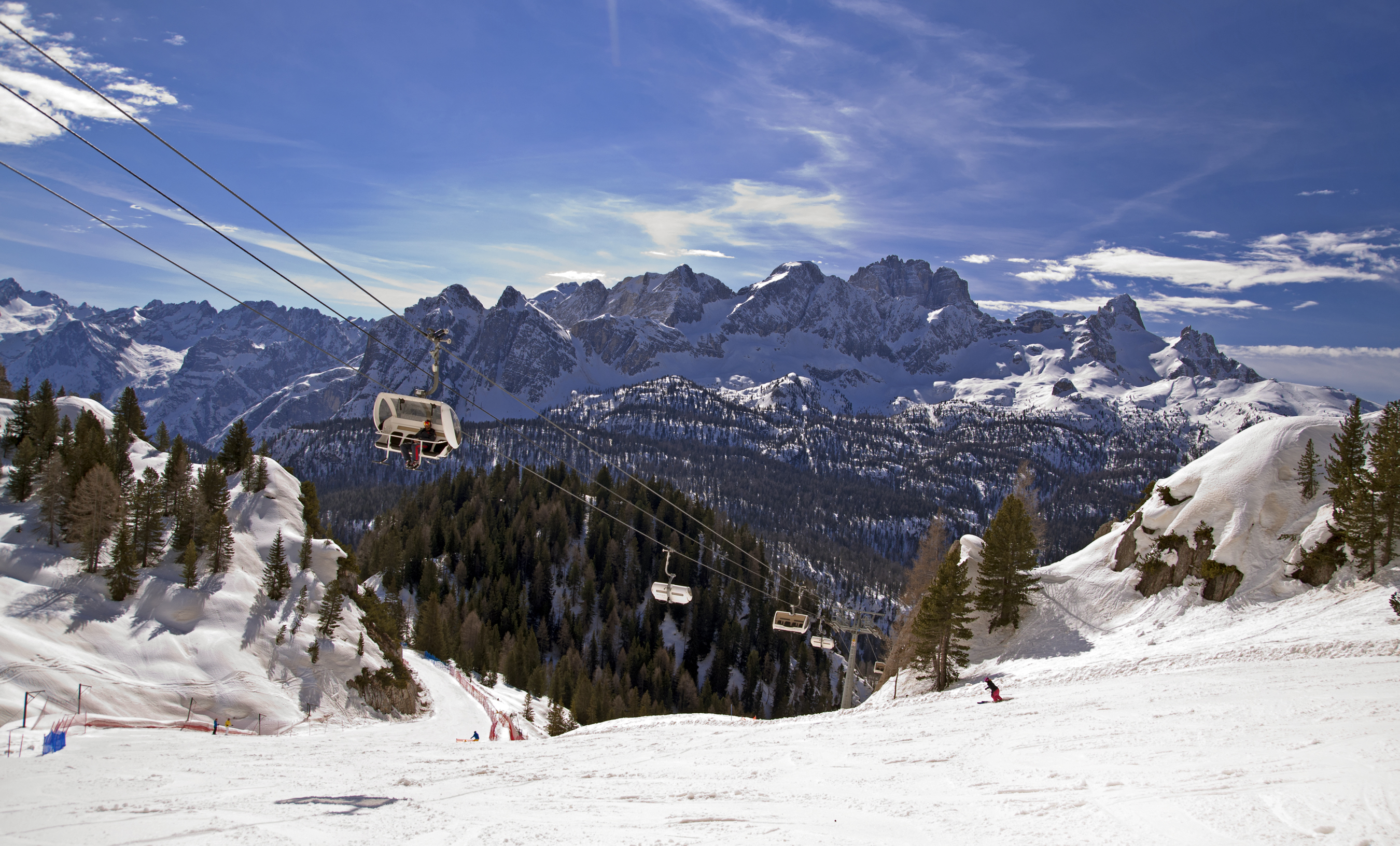 Lyžařský areál Cortina d´Ampezzo